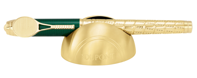 Подставка ручки S.T. Dupont Tennis выполнена в виде теннисного мяча