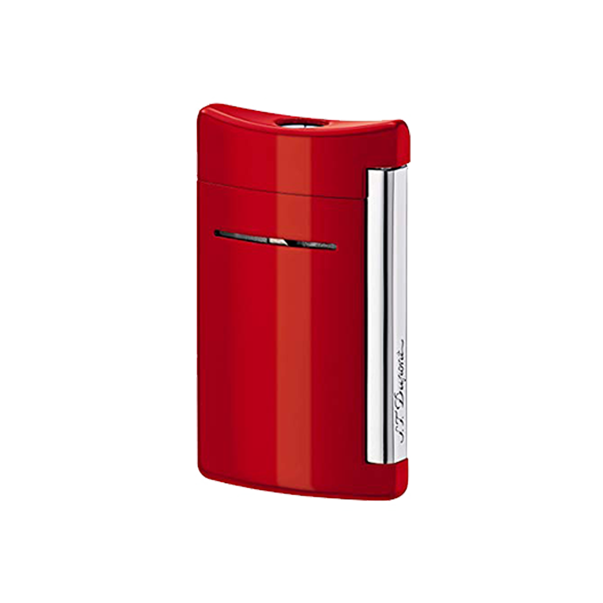 Зажигалка Minijet 10029 Цвет Красный Отделка натуральным лаком и хромом | S.T. Dupont