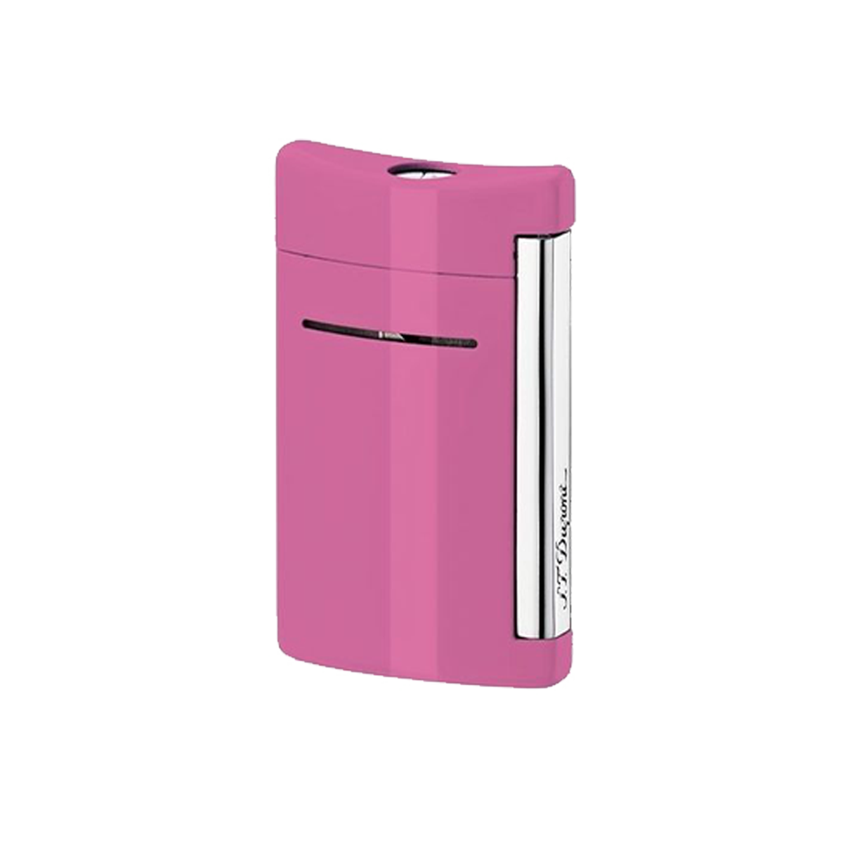 Зажигалка Minijet 10034 Цвет Розовый Отделка натуральным лаком и хромом | S.T. Dupont