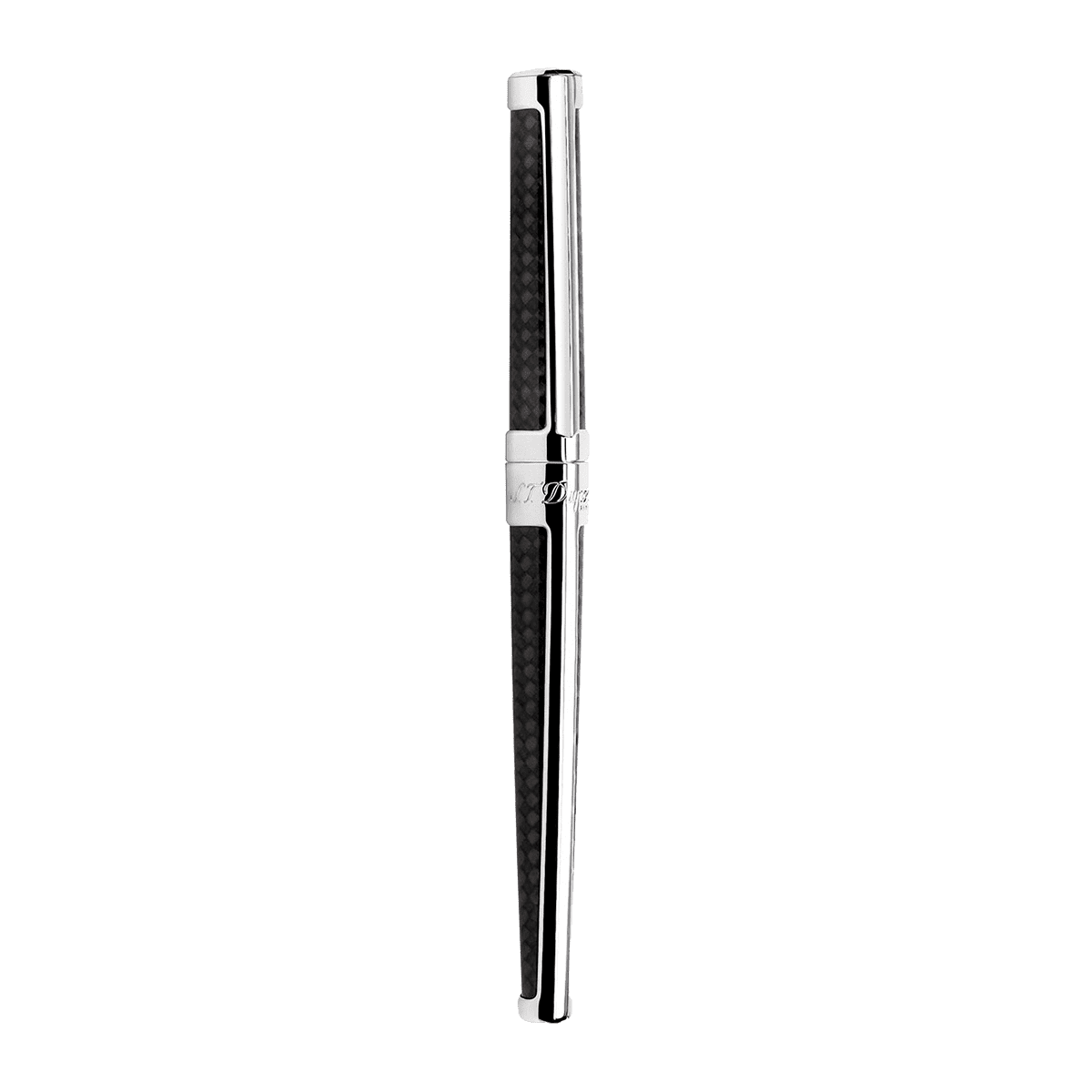 Ручка перьевая Defi 400700 Цвет Чёрный Углеродное волокно, отделка палладием | S.T. Dupont