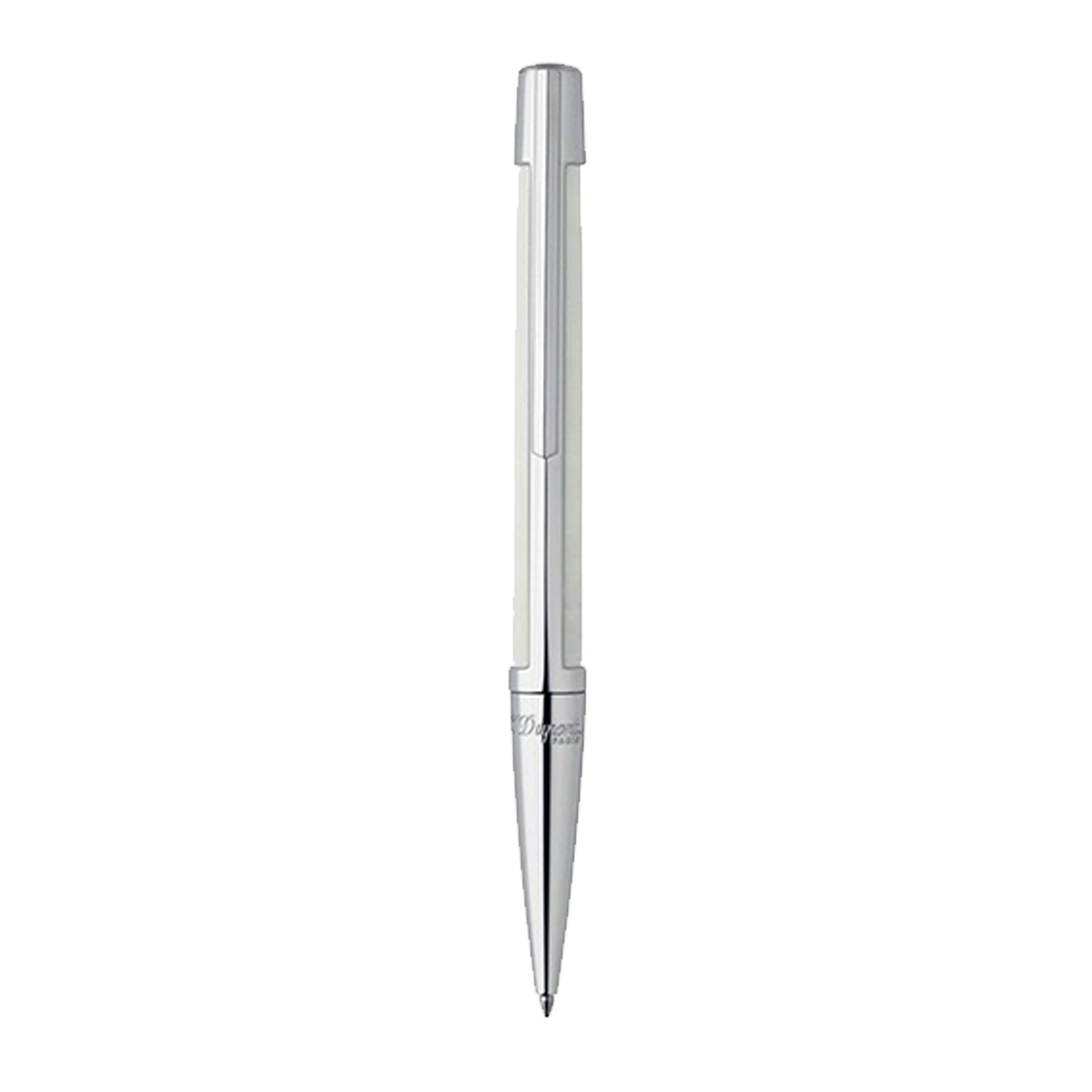 Шариковая ручка Defi 405702 Цвет Серебристый Белый композит, отделка палладием | S.T. Dupont