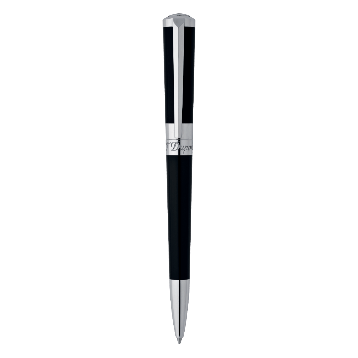 Шариковая ручка Liberte 465674 Цвет Чёрный Отделка  палладием и чёрным современным лаком | S.T. Dupont