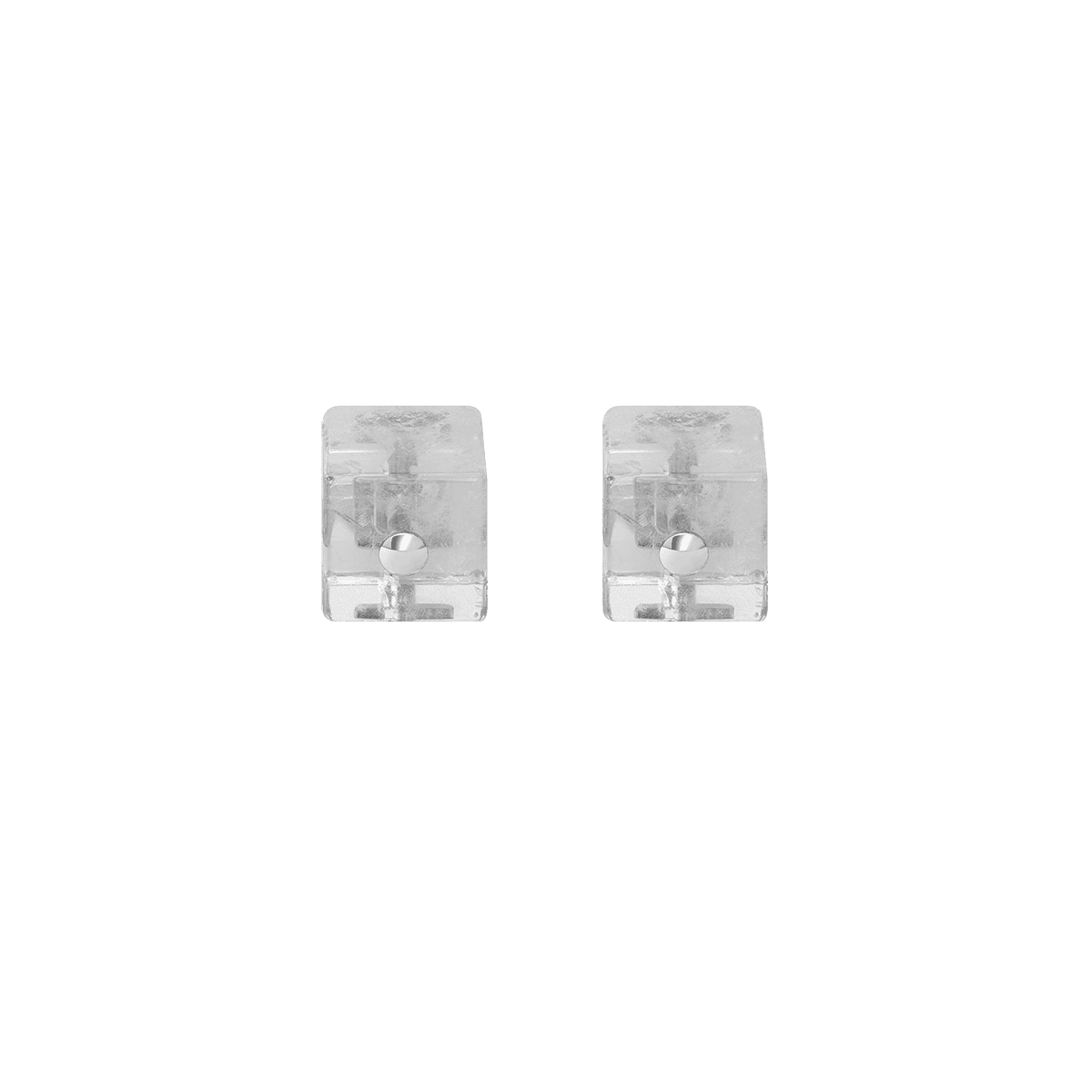 Запонки Classic 5311 Цвет Серебристый Отделка палладием, горный хрусталь | S.T. Dupont