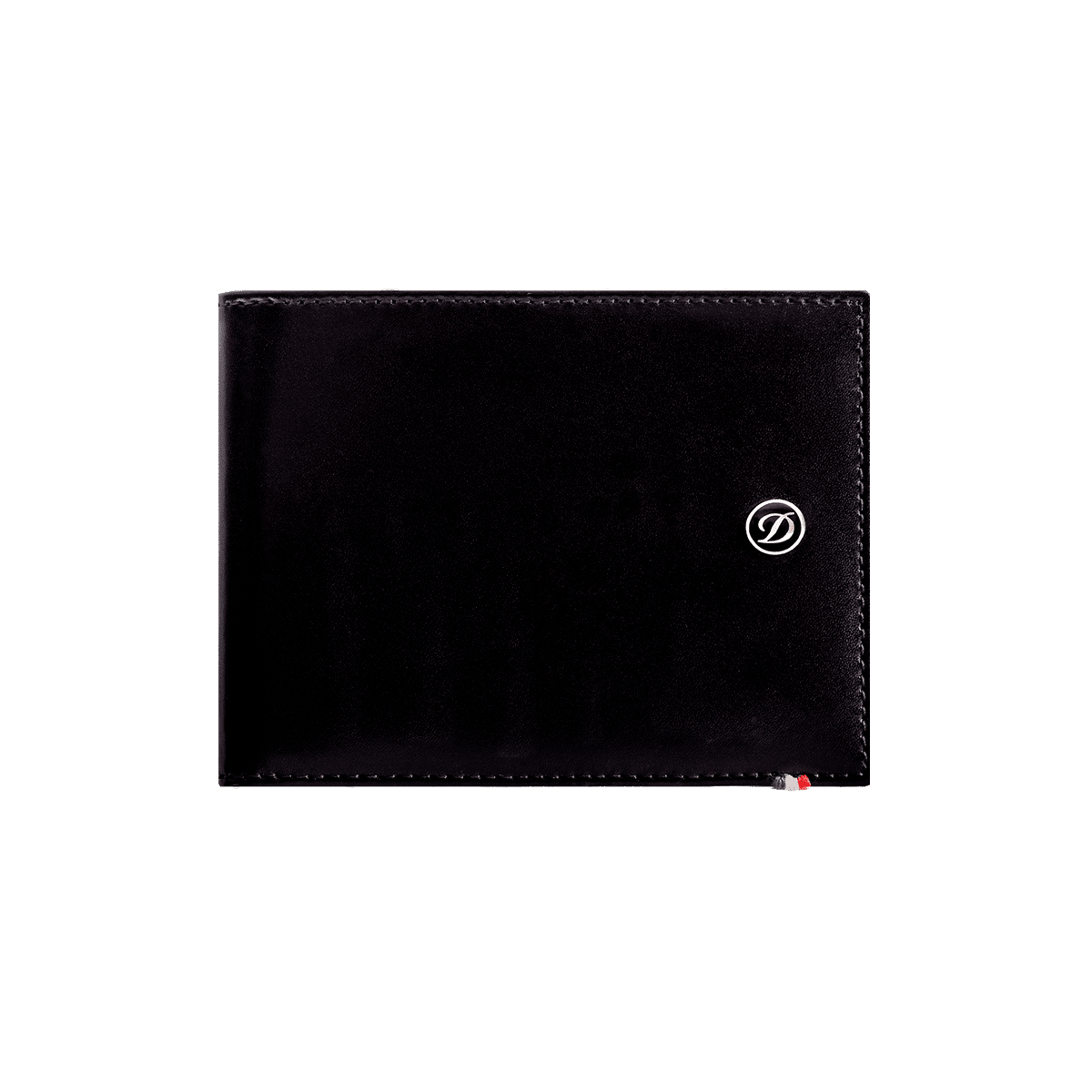 Портмоне Line D 180001 Цвет Чёрный Гладкая кожа, шесть отделений для кредитных карт | S.T. Dupont