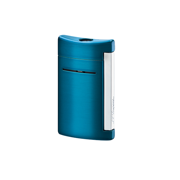 Зажигалка Minijet 10052 Цвет Синий Отделка натуральным лаком и хромом | S.T. Dupont
