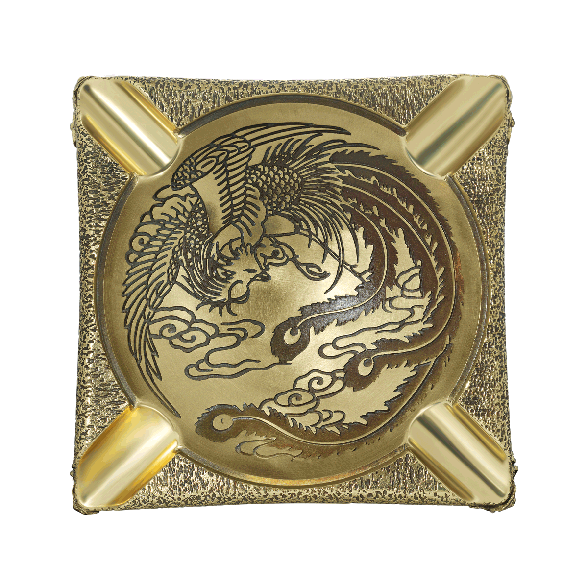 Набор Prestige Phoenix 16058 Цвет Красный Бронза, отделка лаком и позолотой, сапфиры | S.T. Dupont