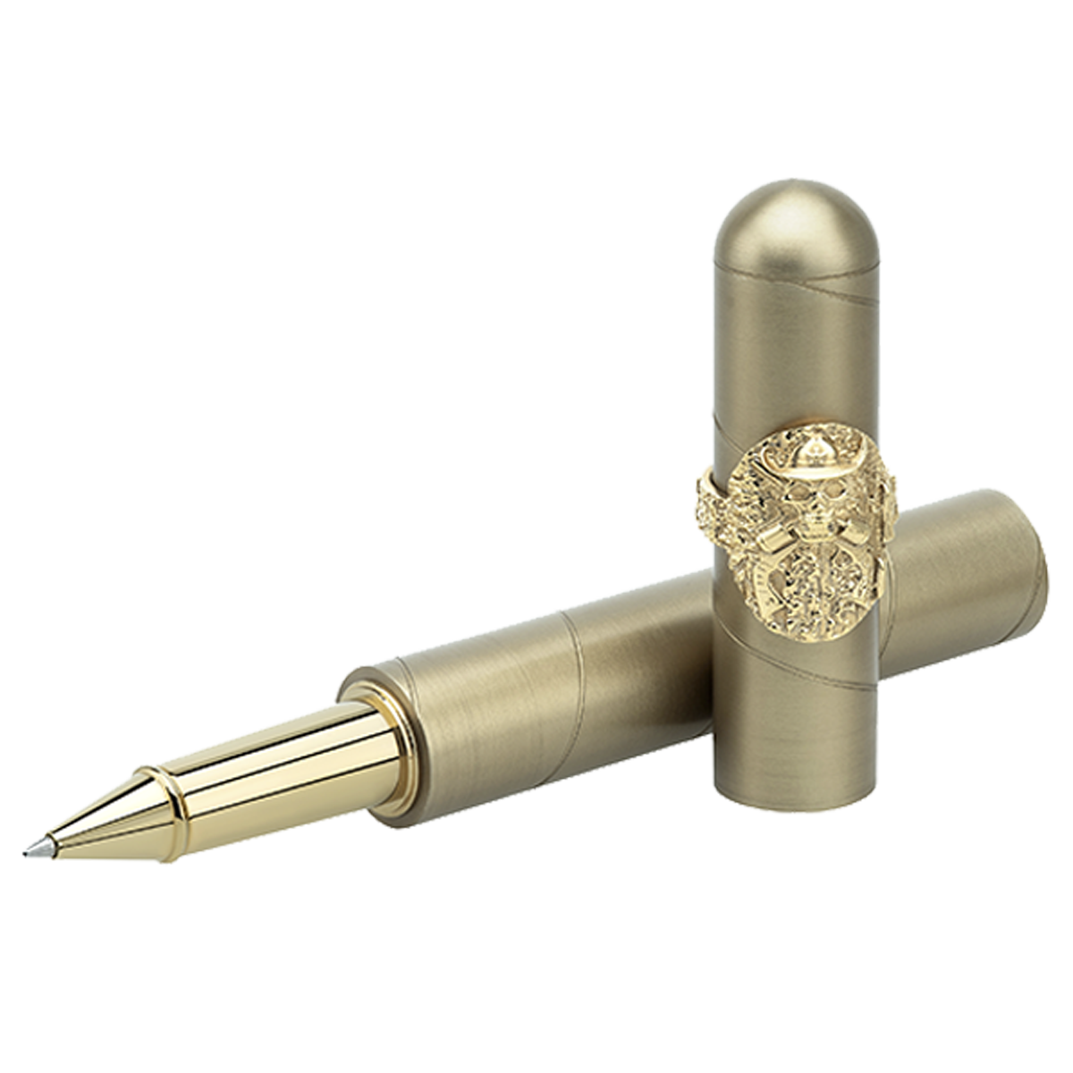 Ручка-роллер Sculls 242079 Цвет Золотистый Отделка анодированным алюминием бронзового цвета | S.T. Dupont