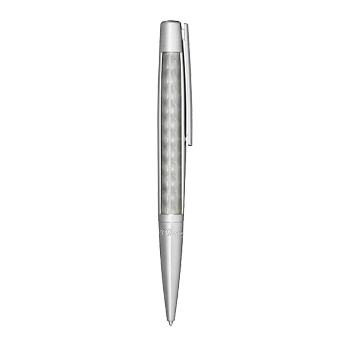 Шариковая ручка Defi 405711 Цвет Серебристый Отделка палладием | S.T. Dupont