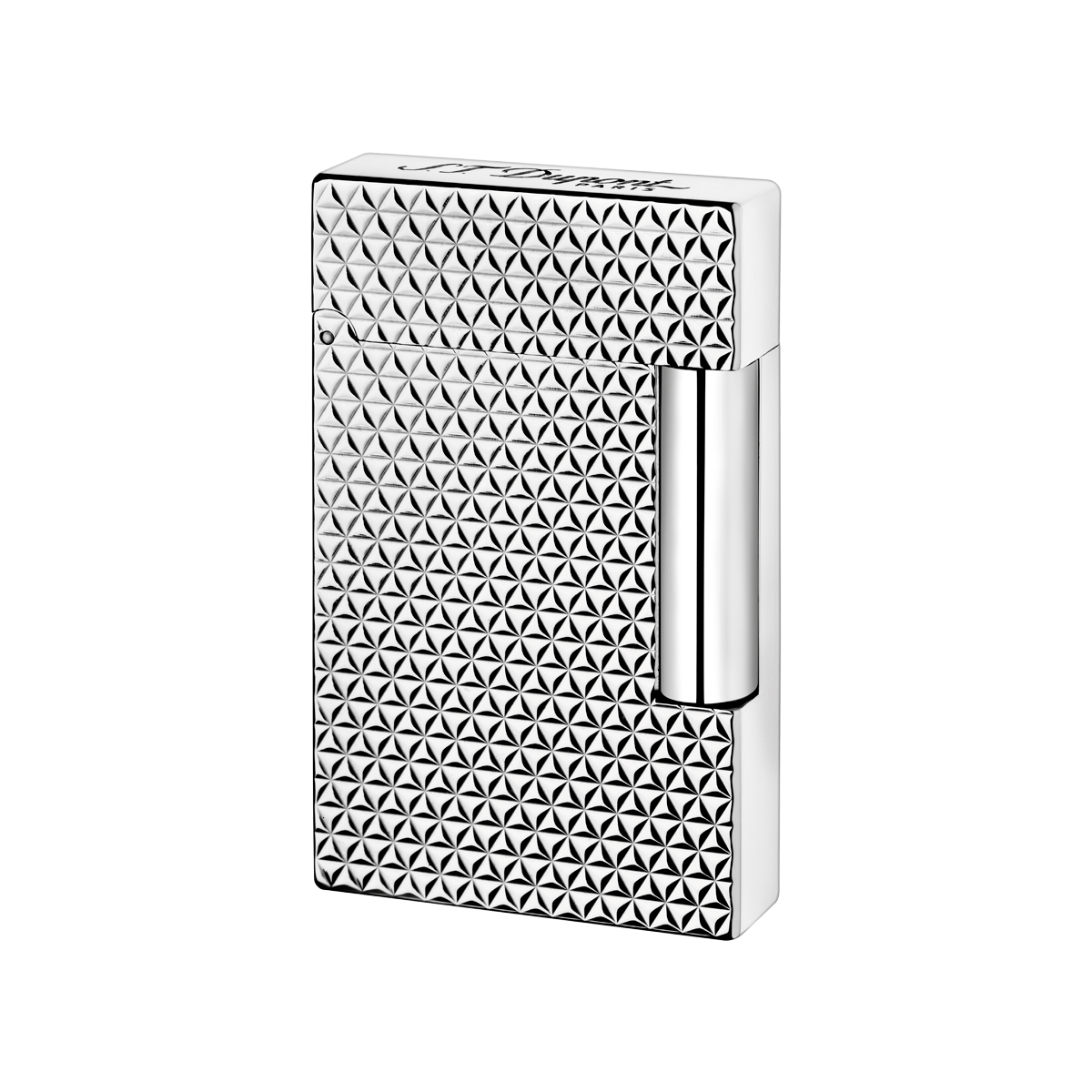 Зажигалка Fire Head Ligne 2 16623 Цвет Серебристый Отделка палладием | S.T. Dupont