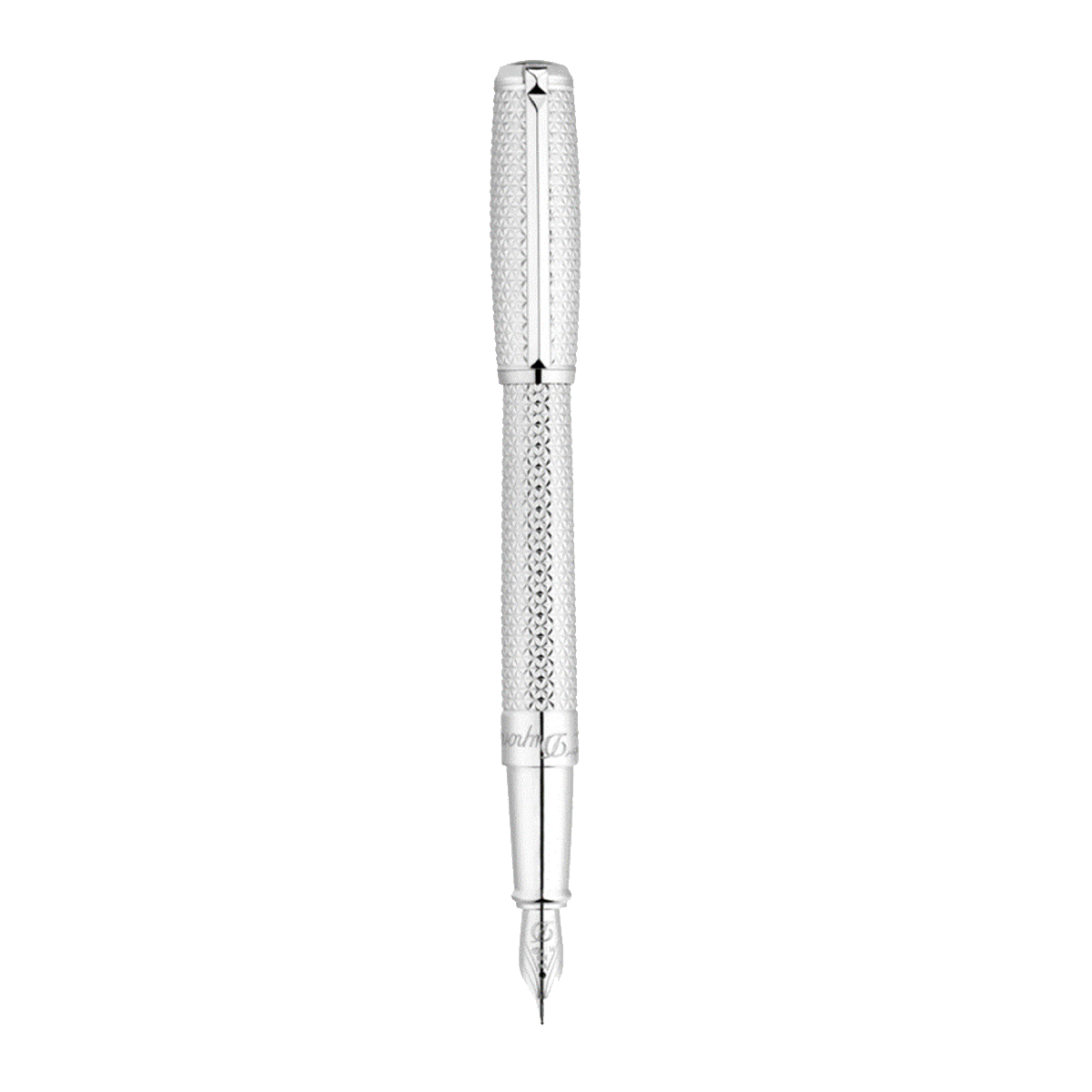Перьевая ручка Fire Head Line D 410703 Цвет Серебристый Отделка палладием | S.T. Dupont