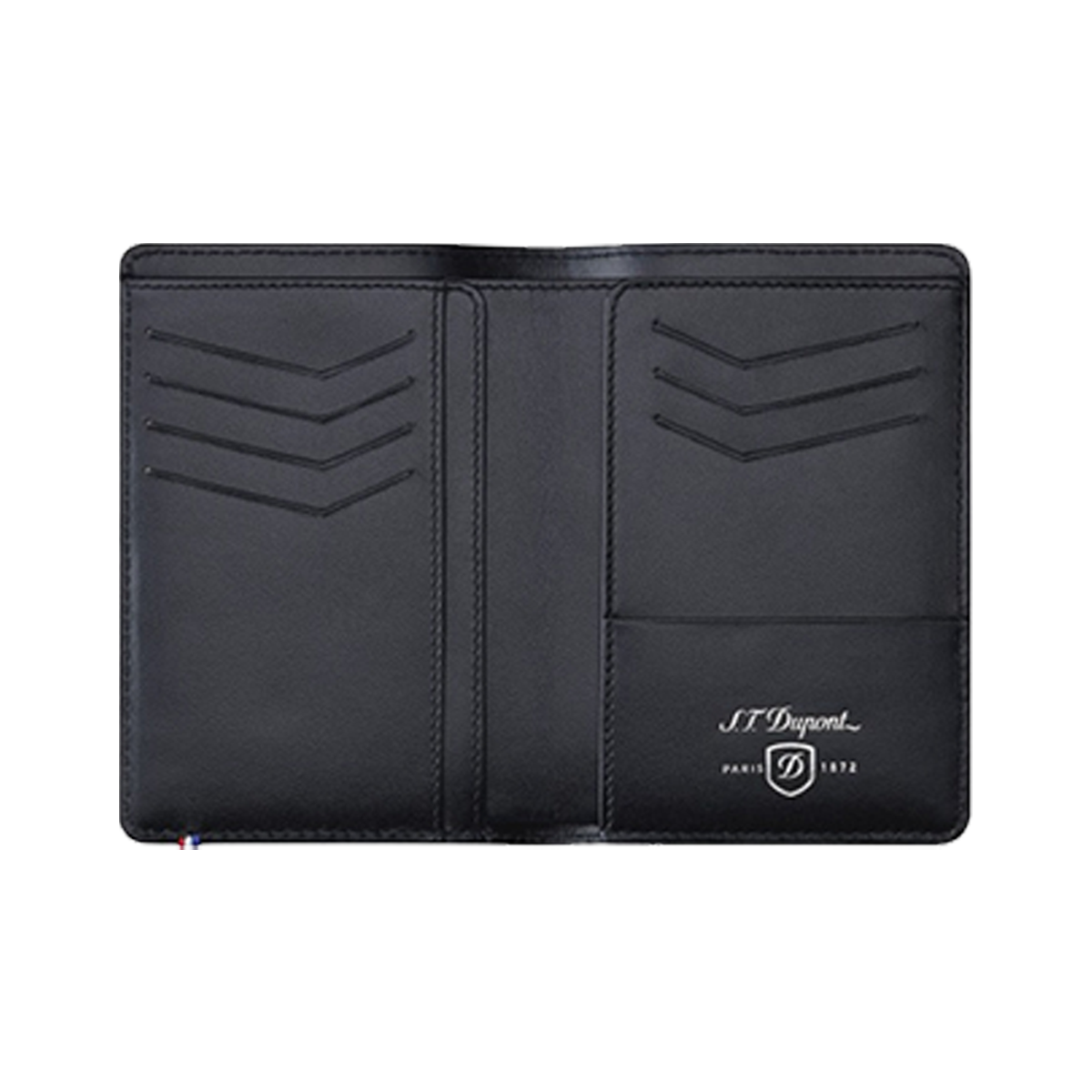 Портмоне Defi 170015 Цвет Чёрный Семь карманов для кредитных карт, RFID защита | S.T. Dupont