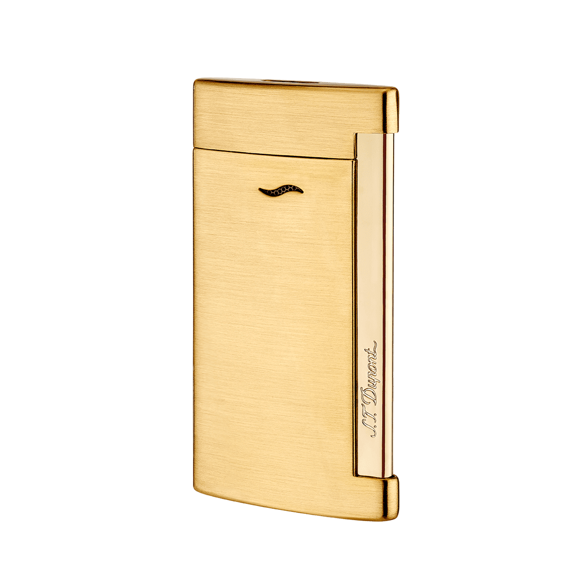 Зажигалка Slim 7 27711 Цвет Золотистый Отделка позолотой | S.T. Dupont