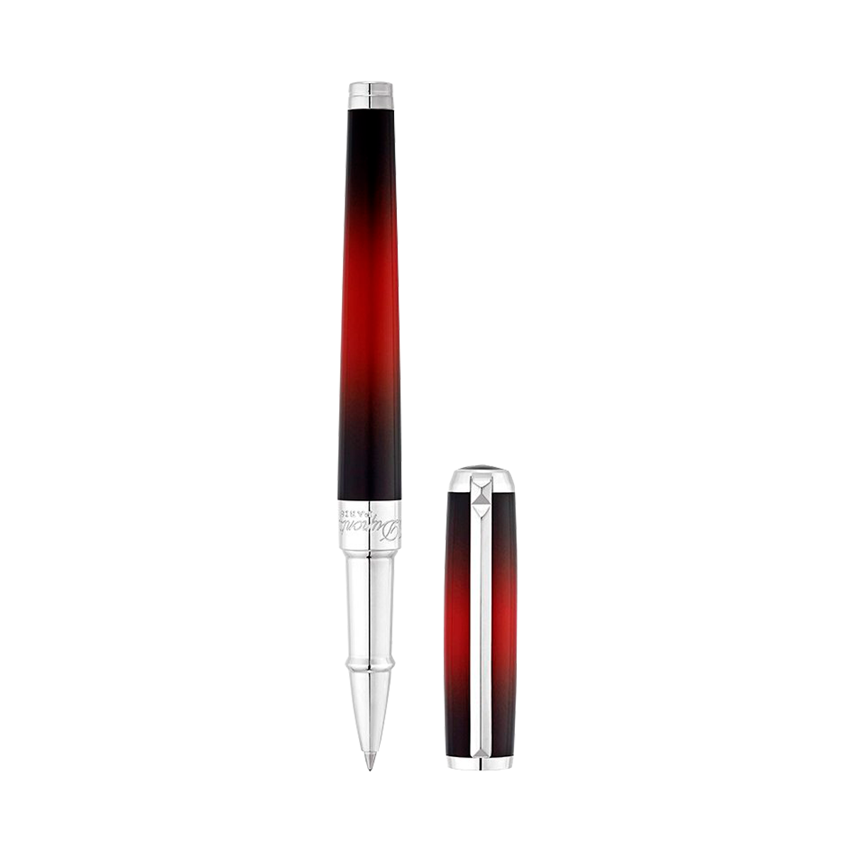 Ручка-роллер Line D 412715 Цвет Красный Отделка палладием и лаком | S.T. Dupont