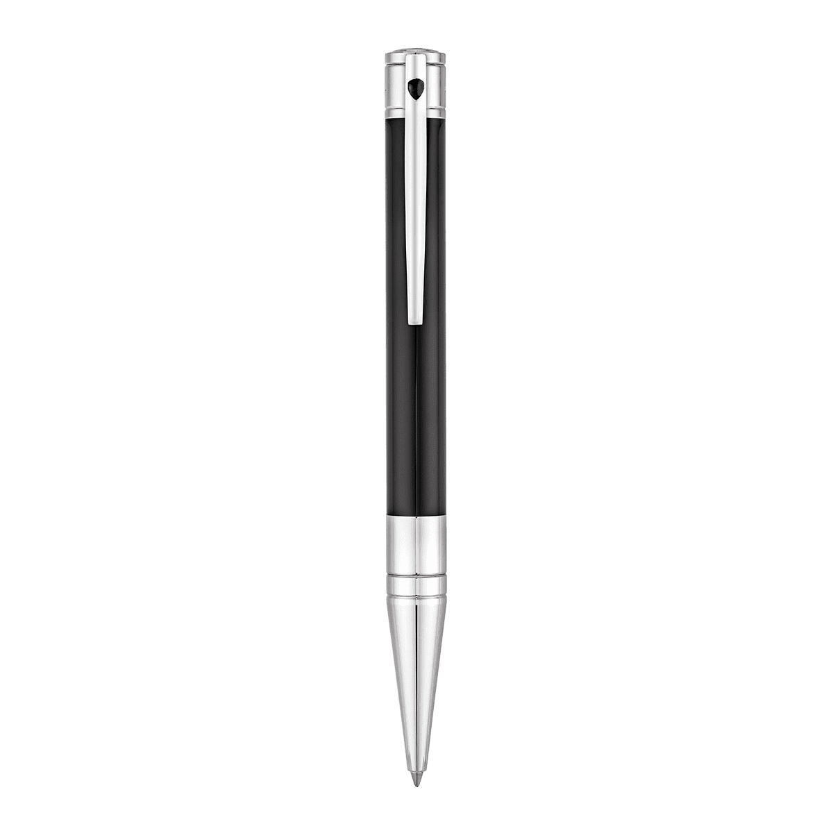 Шариковая ручка D-Initial 265200 Цвет Чёрный Отделка натуральным лаком и хромом | S.T. Dupont