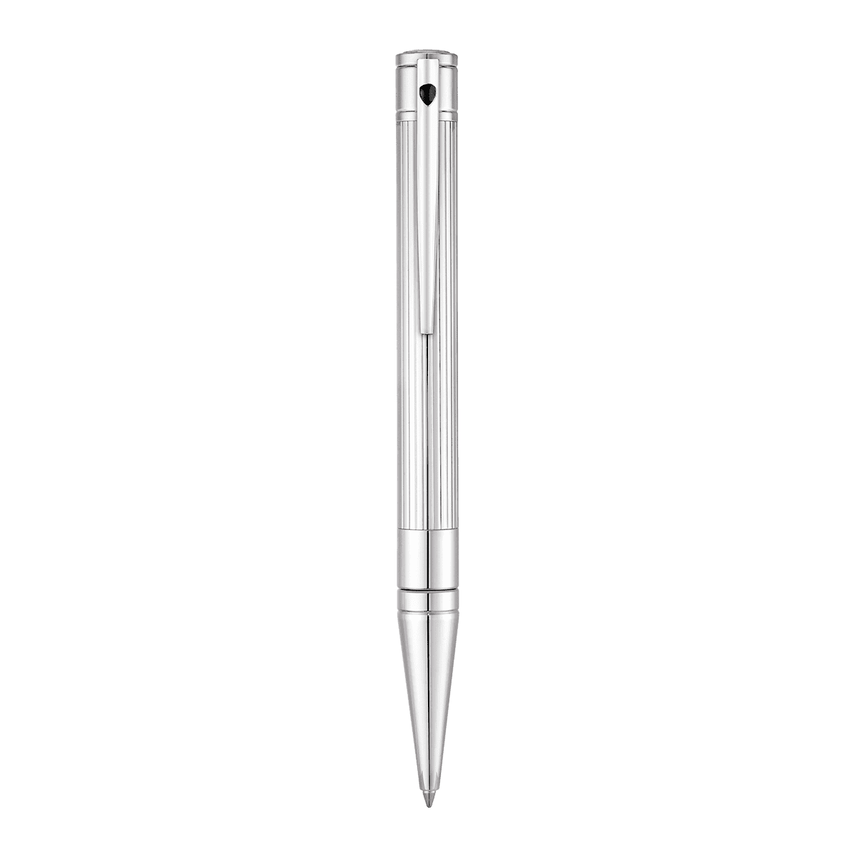 Шариковая ручка D-Initial 265201 Цвет Серебристый Отделка хромом | S.T. Dupont