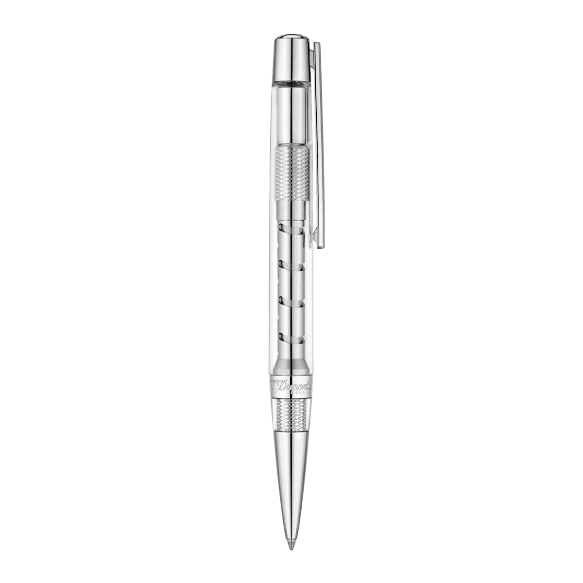 Шариковая ручка Skeleton Defi 405725 Цвет Серебристый Отделка палладием | S.T. Dupont