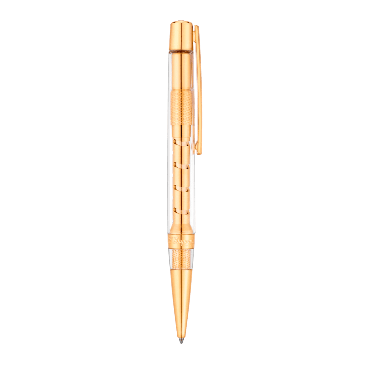 Шариковая ручка Skeleton Defi 405726 Цвет Золотистый Отделка  позолотой | S.T. Dupont
