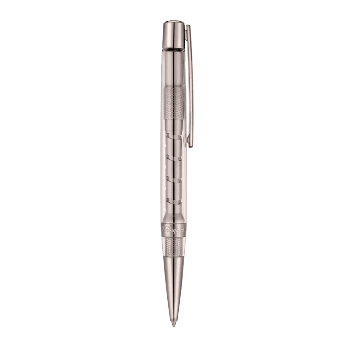 Шариковая ручка Skeleton Defi 405727 Цвет Серый Отделка Gun metal | S.T. Dupont