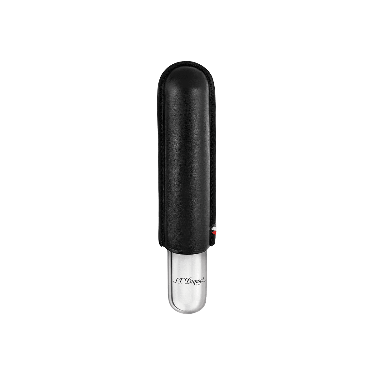 Футляр для сигар Line D 183000 Цвет Чёрный Гладкая кожа, корпус из стали | S.T. Dupont