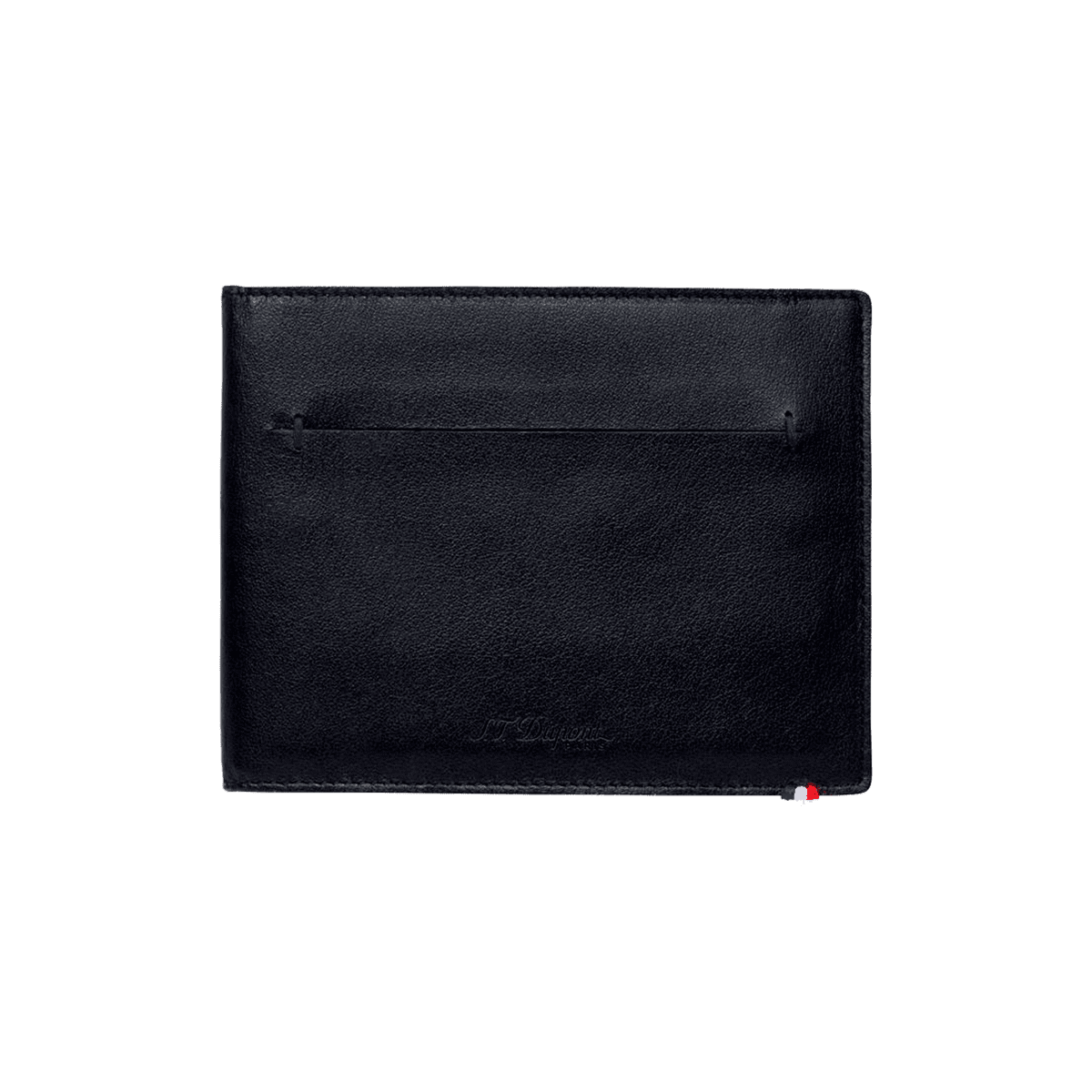 Портмоне Line D Slim 184000 Цвет Чёрный Гладкая кожа, семь отделений для кредитных карт | S.T. Dupont