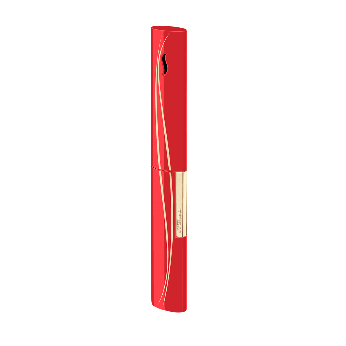 Зажигалка для свечей The Wand 24010 Цвет Красный Отделка натуральным лаком и позолотой | S.T. Dupont