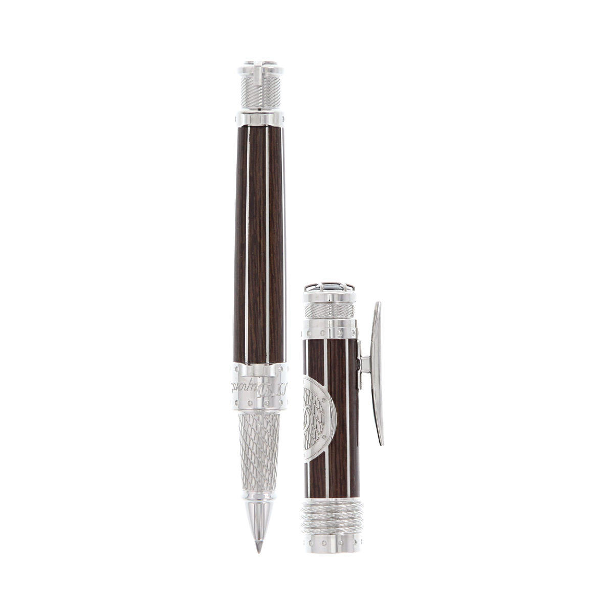 Ручка-роллер Seven Seas 242604 Цвет Коричневый Отделка натуральным лаком и палладием | S.T. Dupont