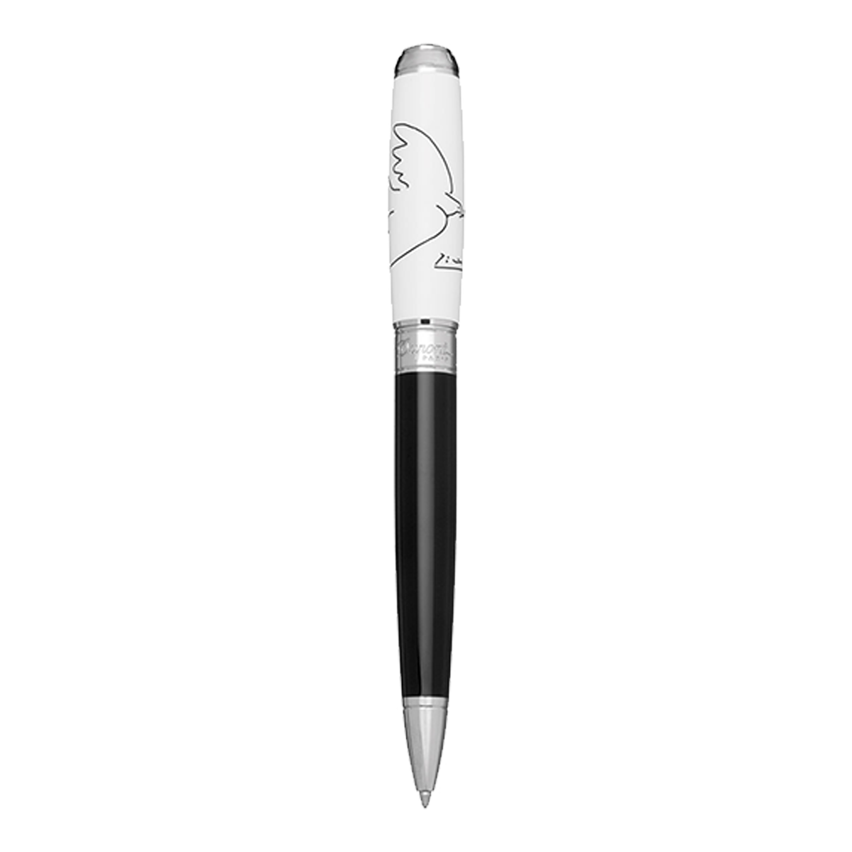 Ручка шариковая Picasso 415050L Цвет Чёрный Отделка натруальным лаком и палладием | S.T. Dupont