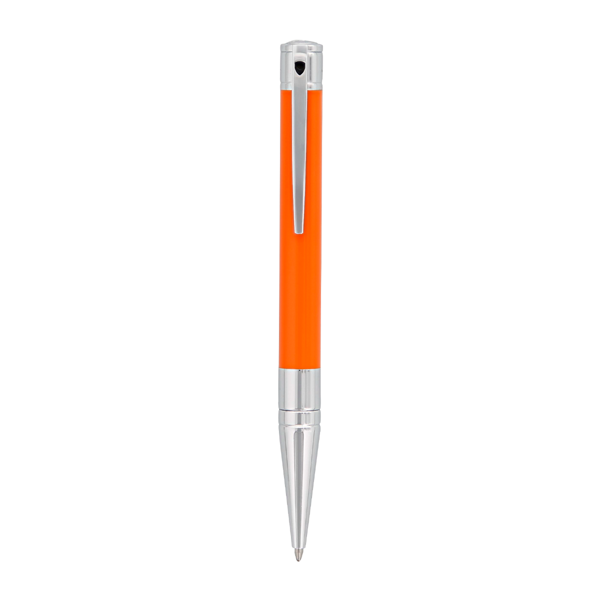 Шариковая ручка D-Initial 265209 Цвет Оранжевый Отделка натуральным лаком и хромом | S.T. Dupont