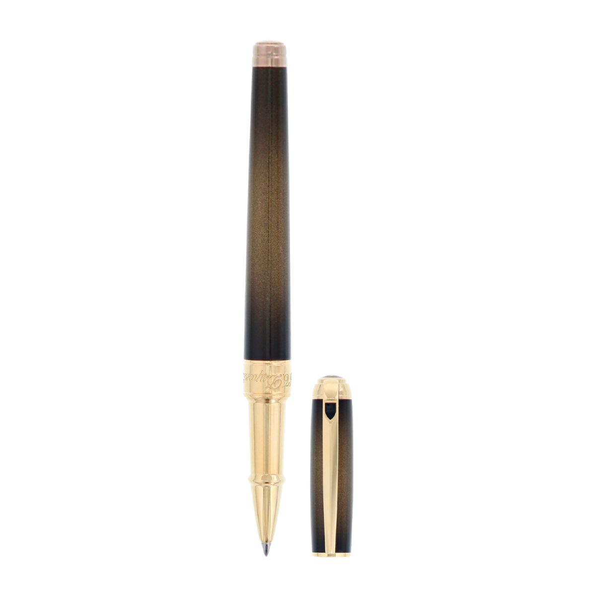 Ручка-роллер Atelier 412107M Цвет Коричневый Отделка позолотой и китайским лаком, покрытие sunburst | S.T. Dupont
