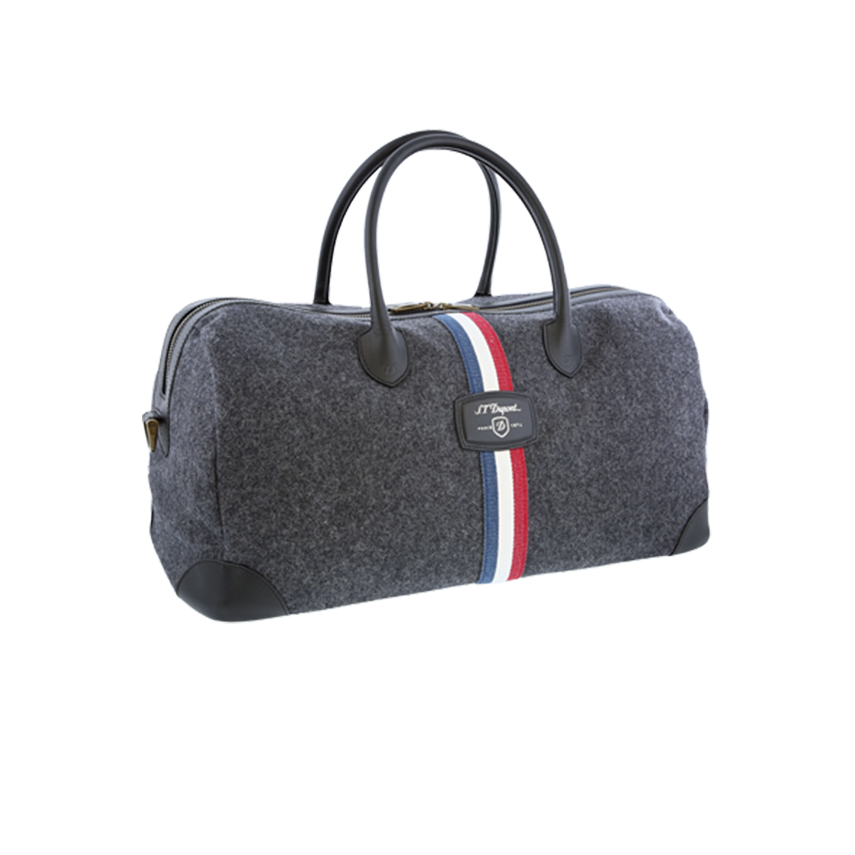 Дорожная сумка Iconic 191361 Цвет Серый Фетр, кожа, одно отделение на молнии | S.T. Dupont