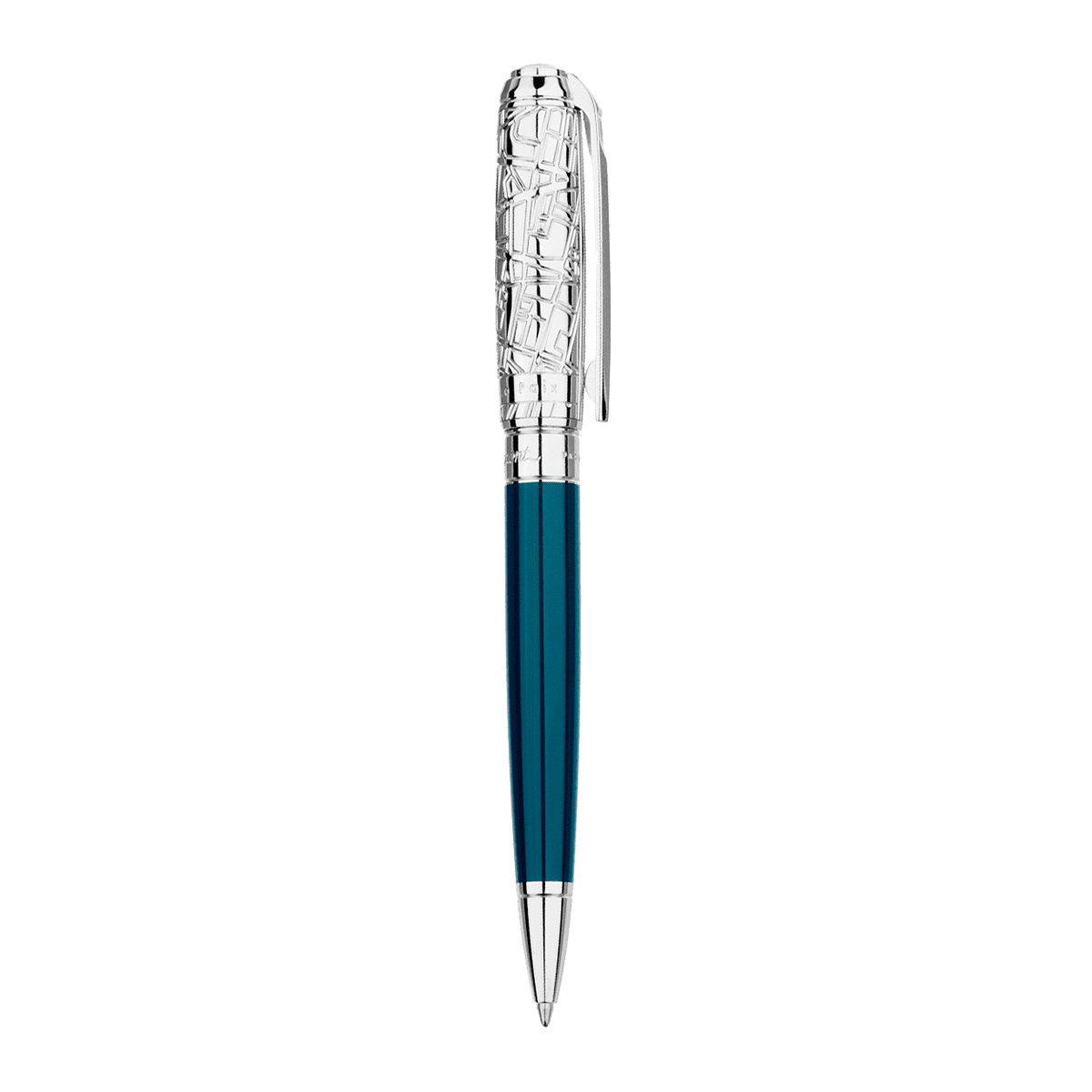 Шариковая Ручка Paris Line D 415114M Цвет Голубой Отделка натуральным лаком и палладием | S.T. Dupont