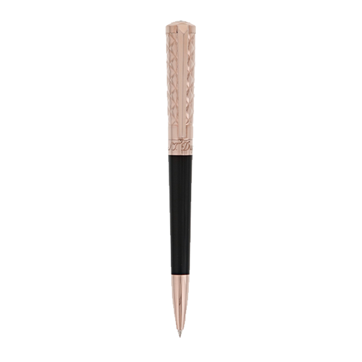 Шариковая ручка Liberte 465601 Цвет Многоцветный Отделка натуральным лаком и розовой позолотой | S.T. Dupont