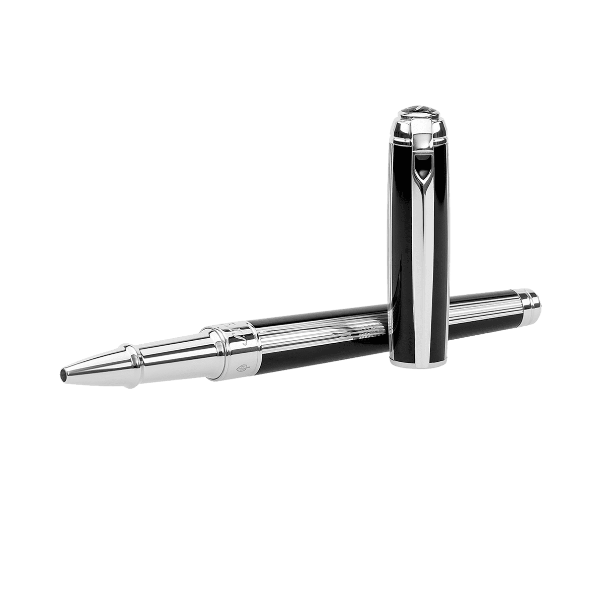 Ручка-роллер Windsor Line D 412110M Цвет Чёрный Отделка натуральным лаком и палладием | S.T. Dupont