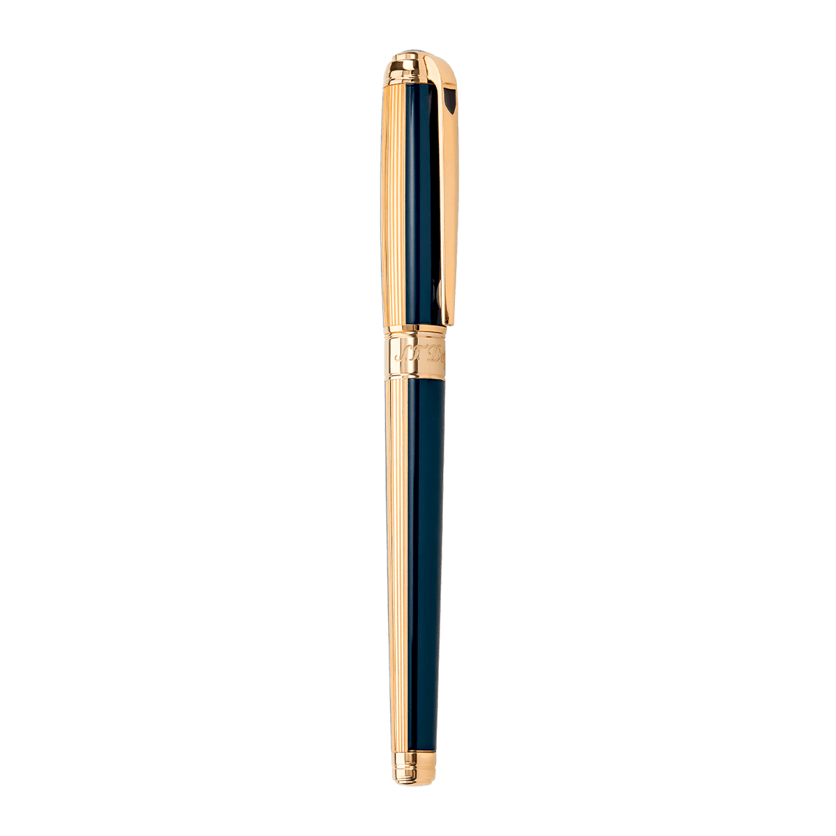 Ручка-роллер Windsor Line D 412111M Цвет Синий Отделка натуральным лаком и позолотой | S.T. Dupont