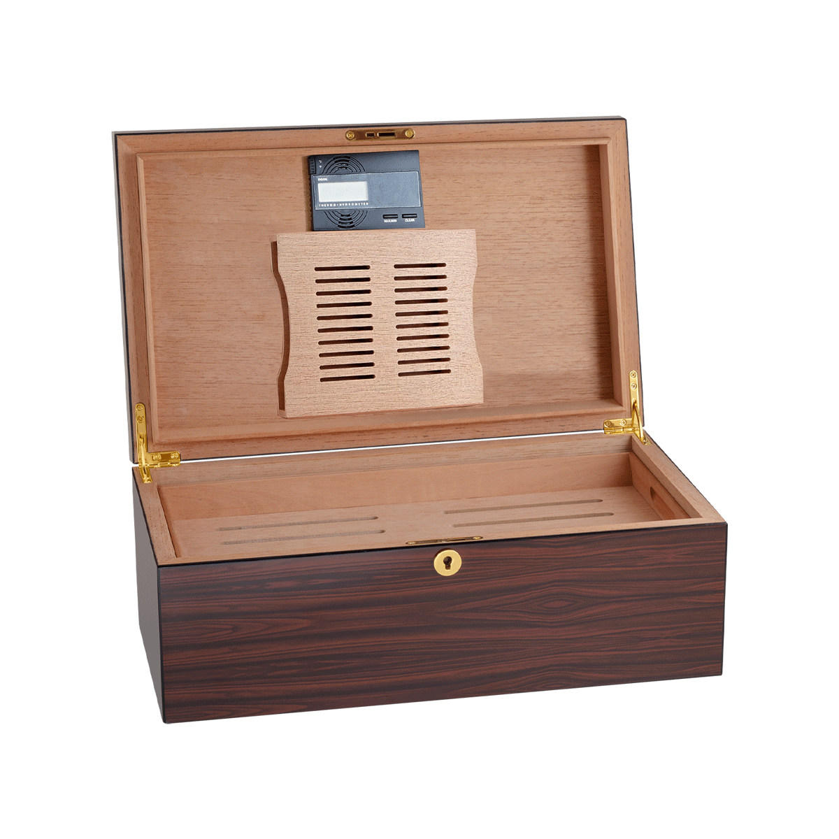 Коробка для сигар Cigar Universe 1297 Цвет Коричневый Коробка для сигар, шпон кедрового дерева, лак | S.T. Dupont