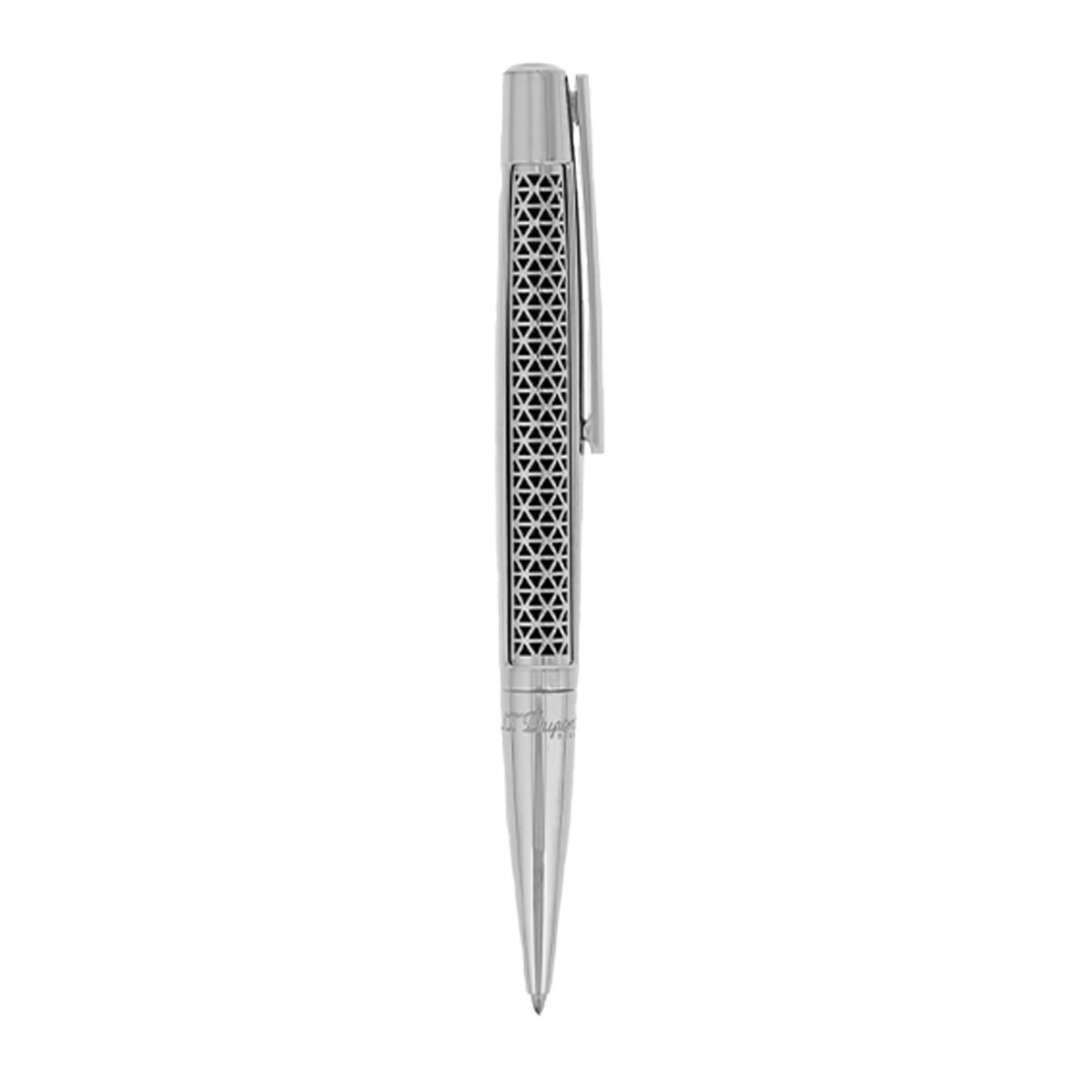 Шариковая ручка Firehead Defi 405732 Цвет Серебристый Чёрный композит, отделка палладием | S.T. Dupont