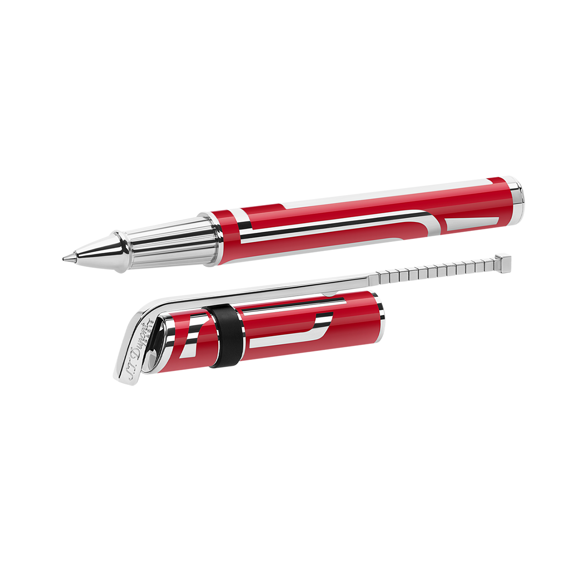 Ручка-роллер Sport 142027 Цвет Красный Отделка палладием и натуральным лаком | S.T. Dupont