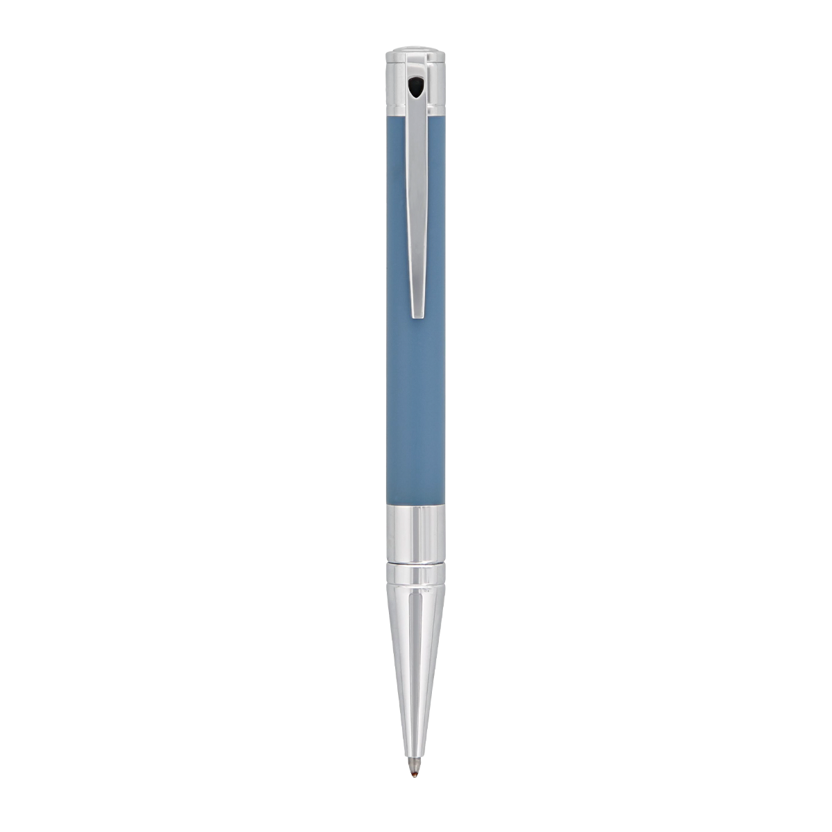 Шариковая ручка D-Initial 265217 Цвет Голубой Отделка хромом и голубым матовым лаком | S.T. Dupont