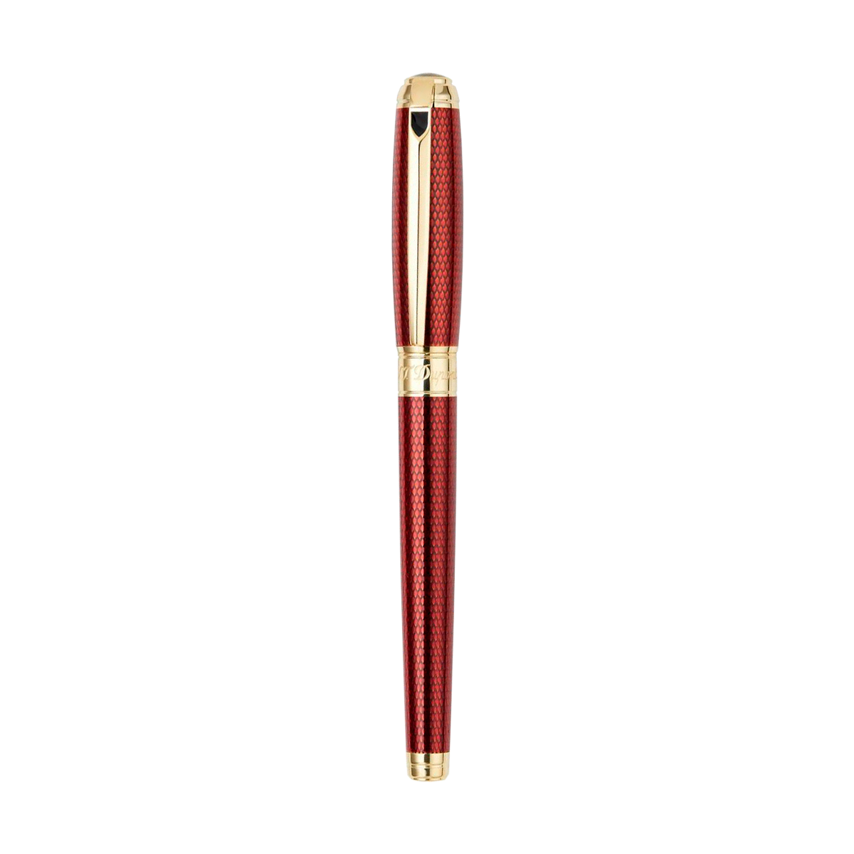 Ручка-роллер Line D 412108L Цвет Красный Ручка, позолота, лак | S.T. Dupont