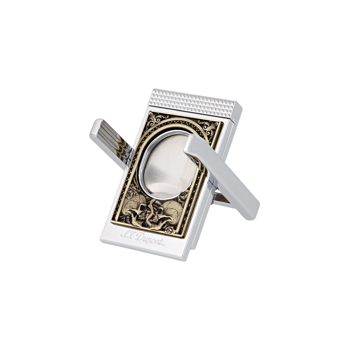 Гильотина для сигар Cigar Universe 3398 Цвет Серебристый Патинированная бронза, покрытие палладием | S.T. Dupont