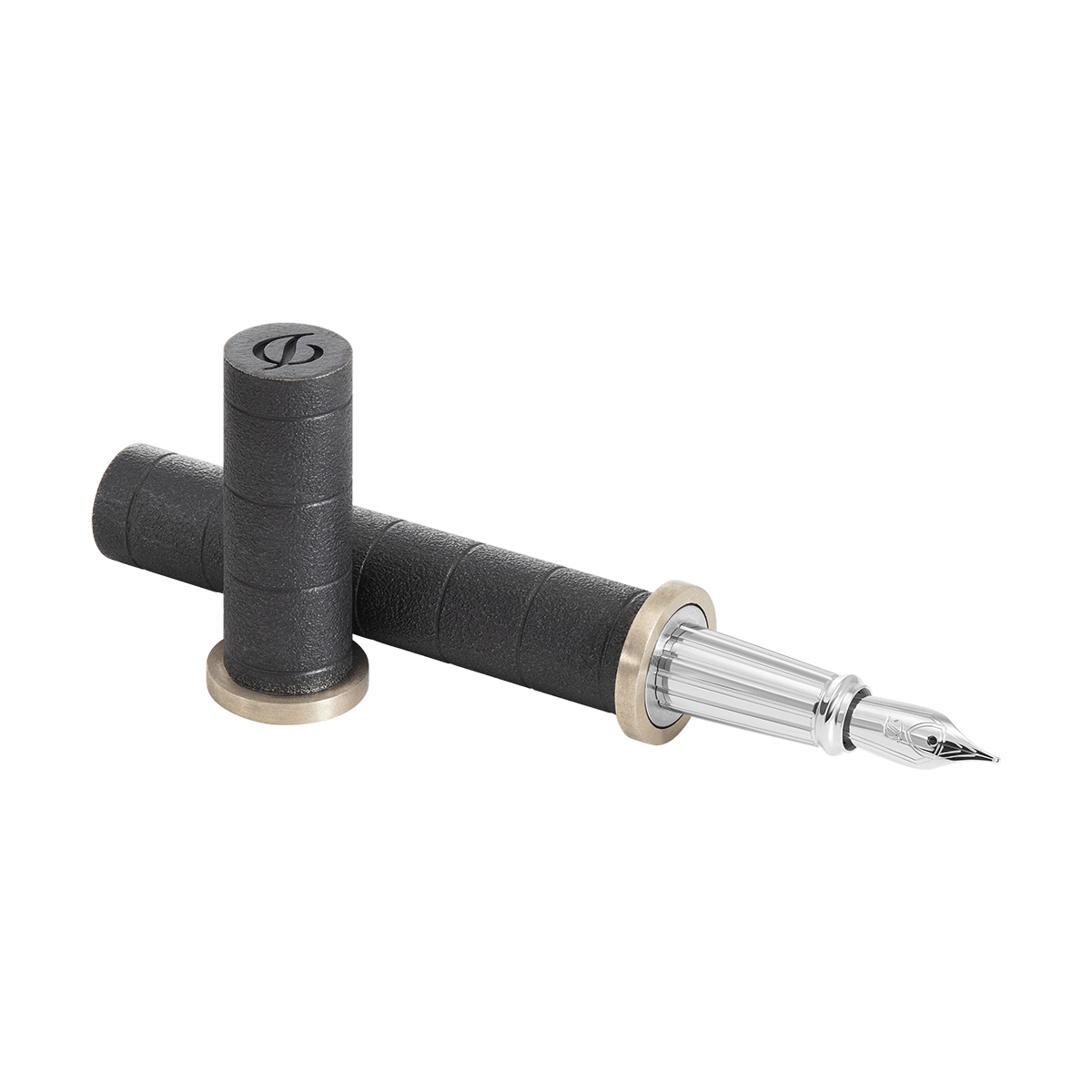 Перьевая ручка Gas Tower 241177 Цвет Чёрный Бронза, палладиевое покрытие, матовый лак | S.T. Dupont