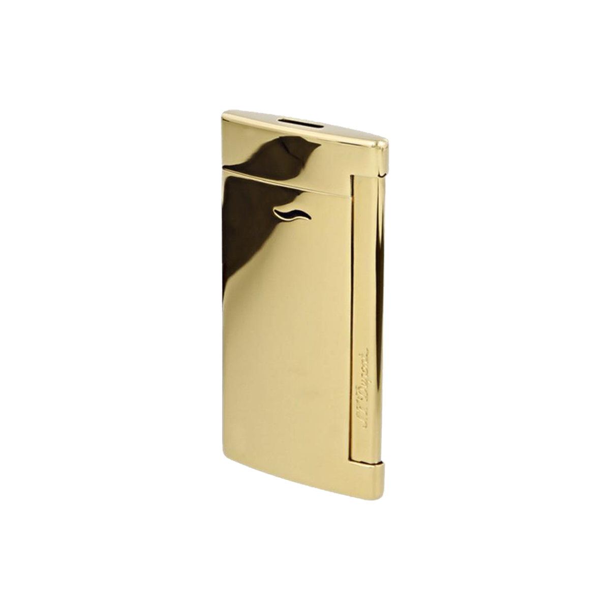 Зажигалка Slim 7 27816 Цвет Золотистый Отделка позолотой | S.T. Dupont