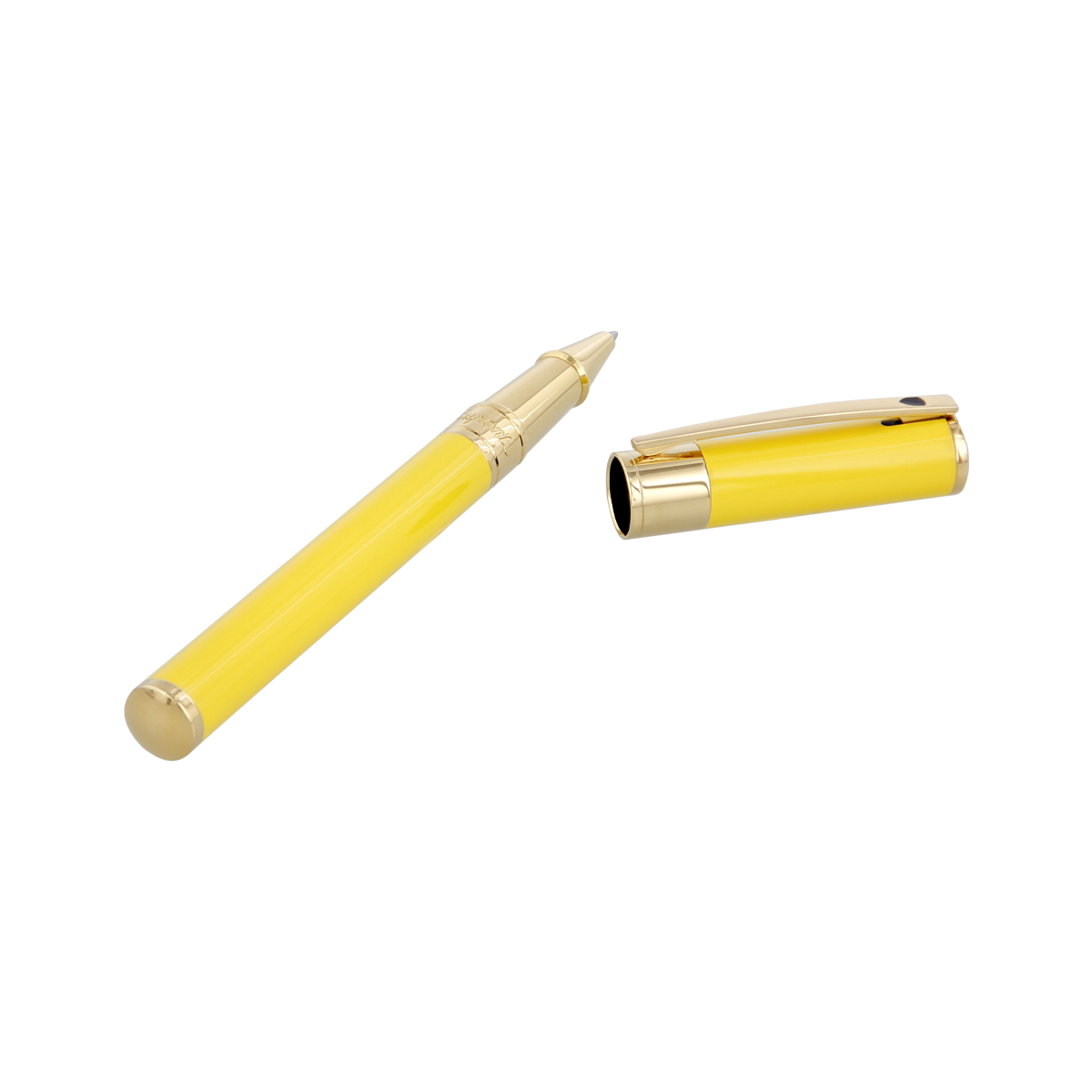 Ручка-роллер D-Initial 262280 Цвет Жёлтый Отделка лаком и позолотой | S.T. Dupont