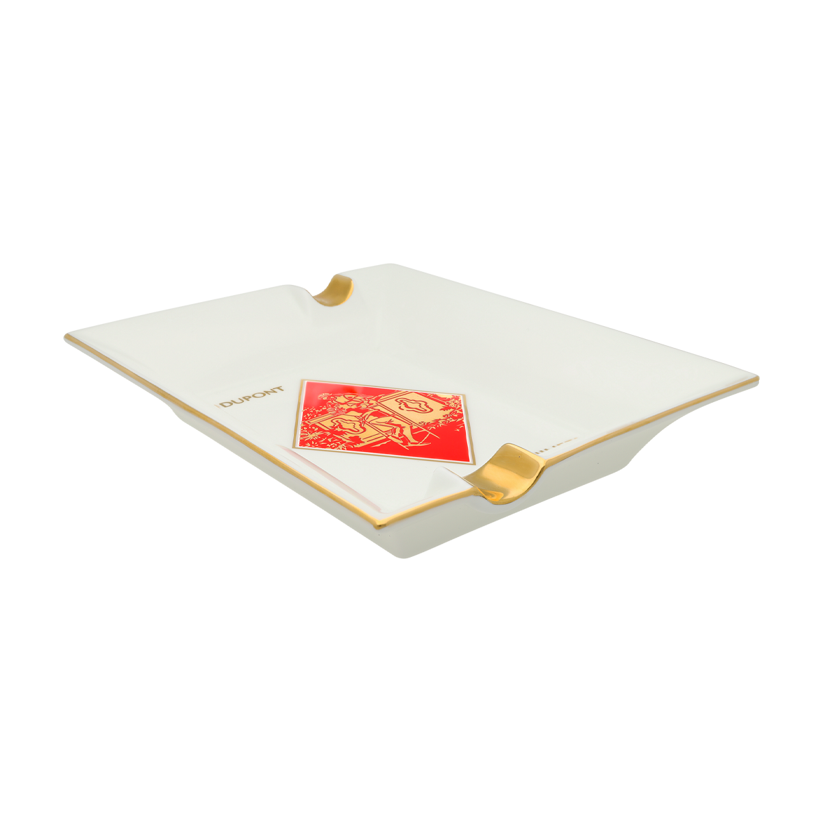 Пепельница Romeo y Julieta Cigar Universe 6450 Цвет Белый Костяной фарфор, отделка позолотой и лаком | S.T. Dupont