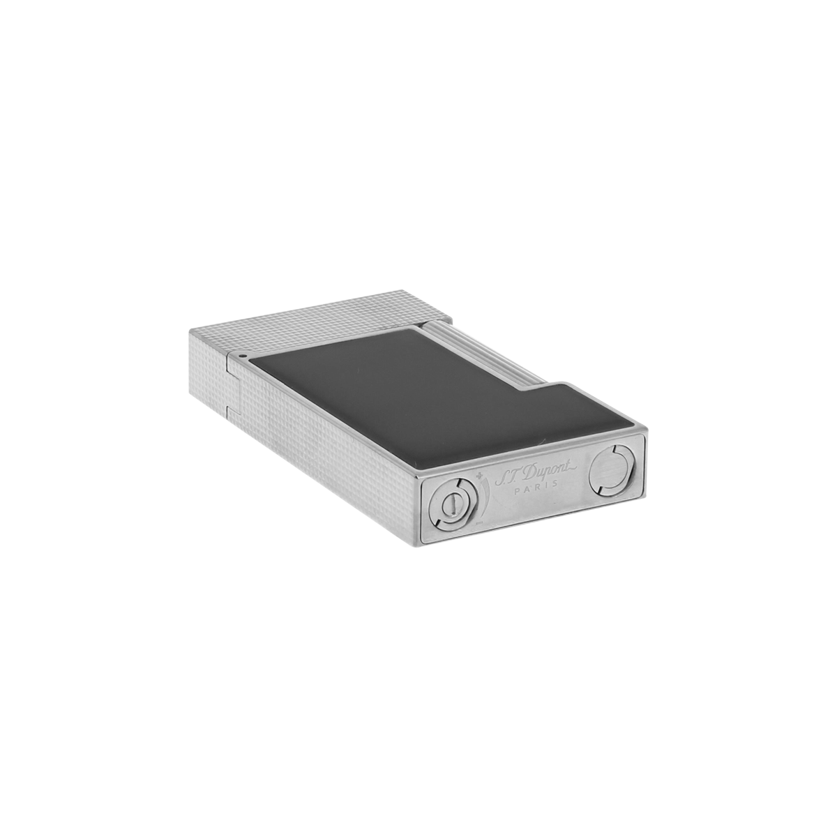 Зажигалка Ligne 2 C16602 Цвет Чёрный Отделка палладием, матовое PVD-покрытие | S.T. Dupont