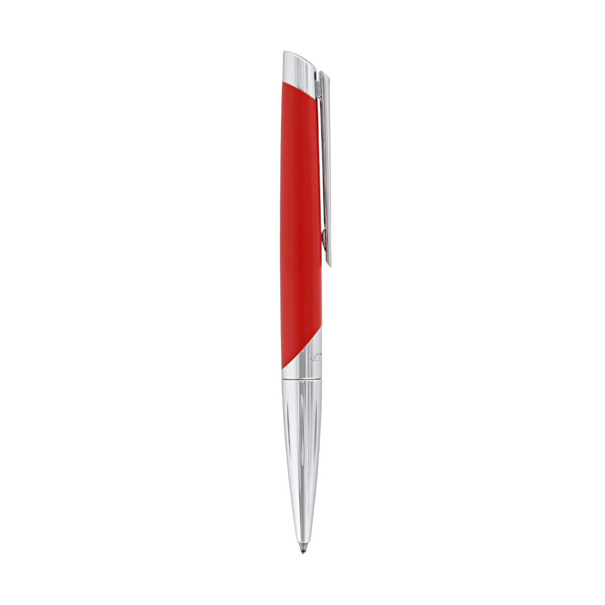 Шариковая ручка Defi Millenium 405739 Цвет Красный Отделка хромом и лаком | S.T. Dupont