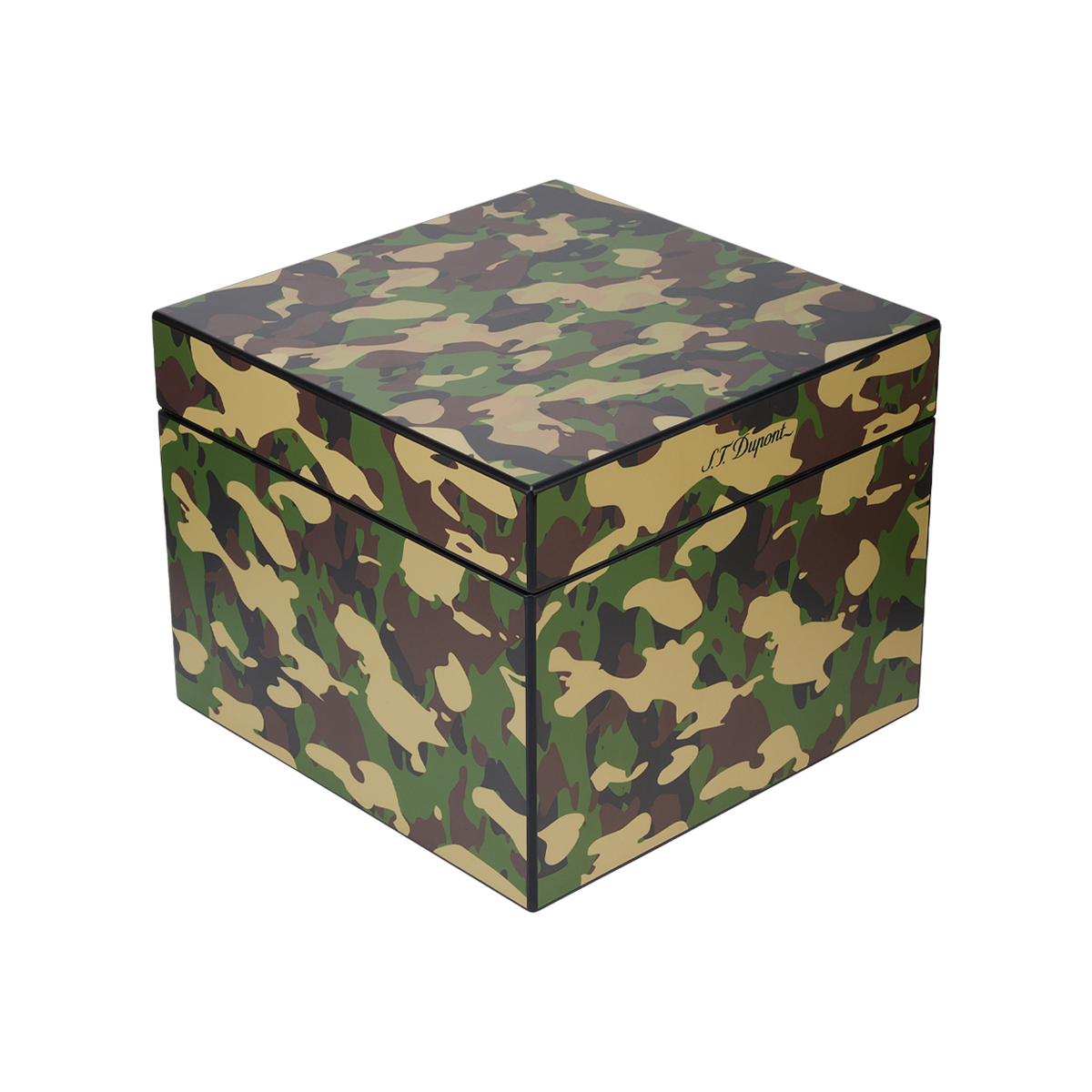 Хьюмидор Cigar Universe 1317 Цвет Зелёный МДФ и кедровый шпон | S.T. Dupont