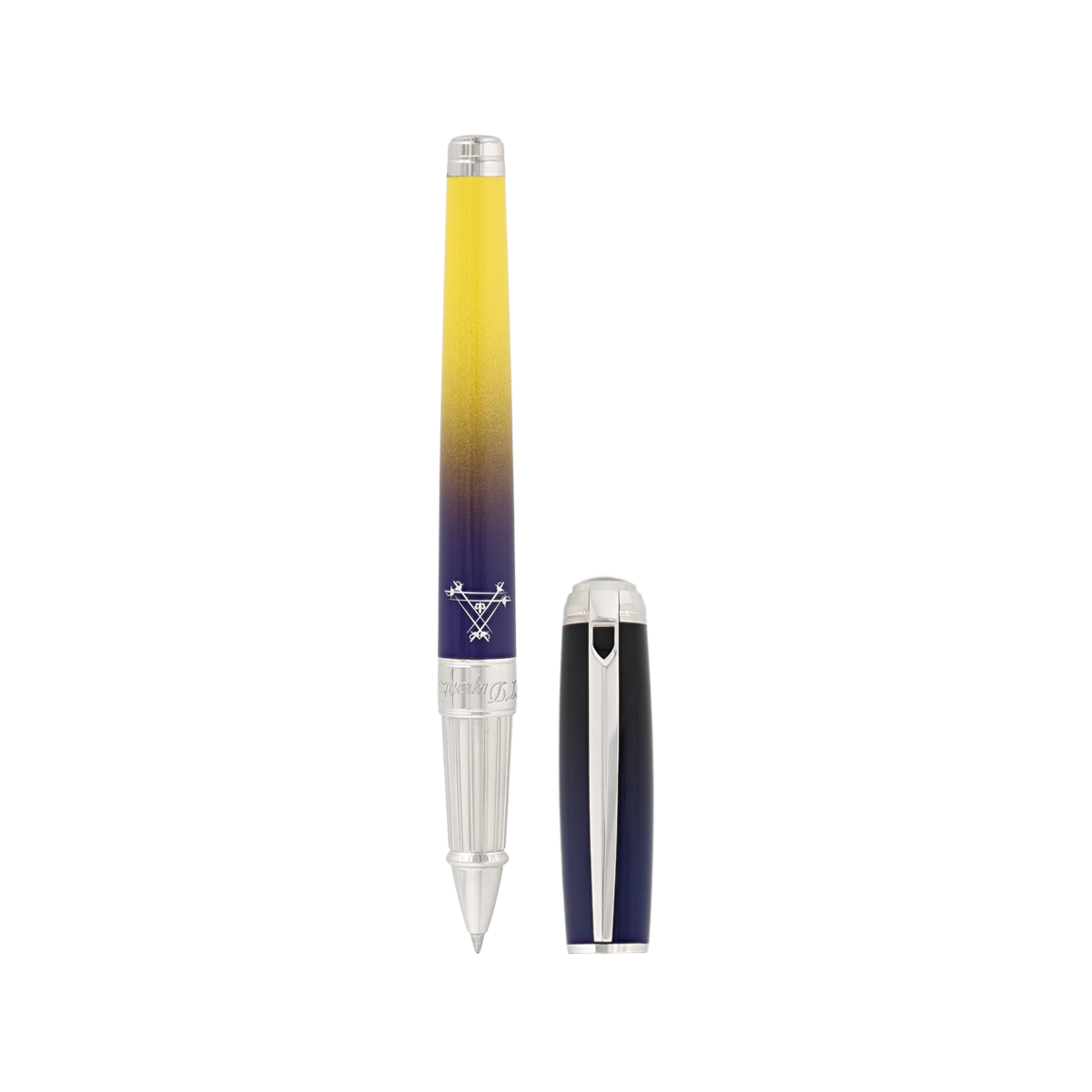 Ручка-роллер Montecristo 412135L Цвет Многоцветный Покрытие палладием, натуральный лак | S.T. Dupont