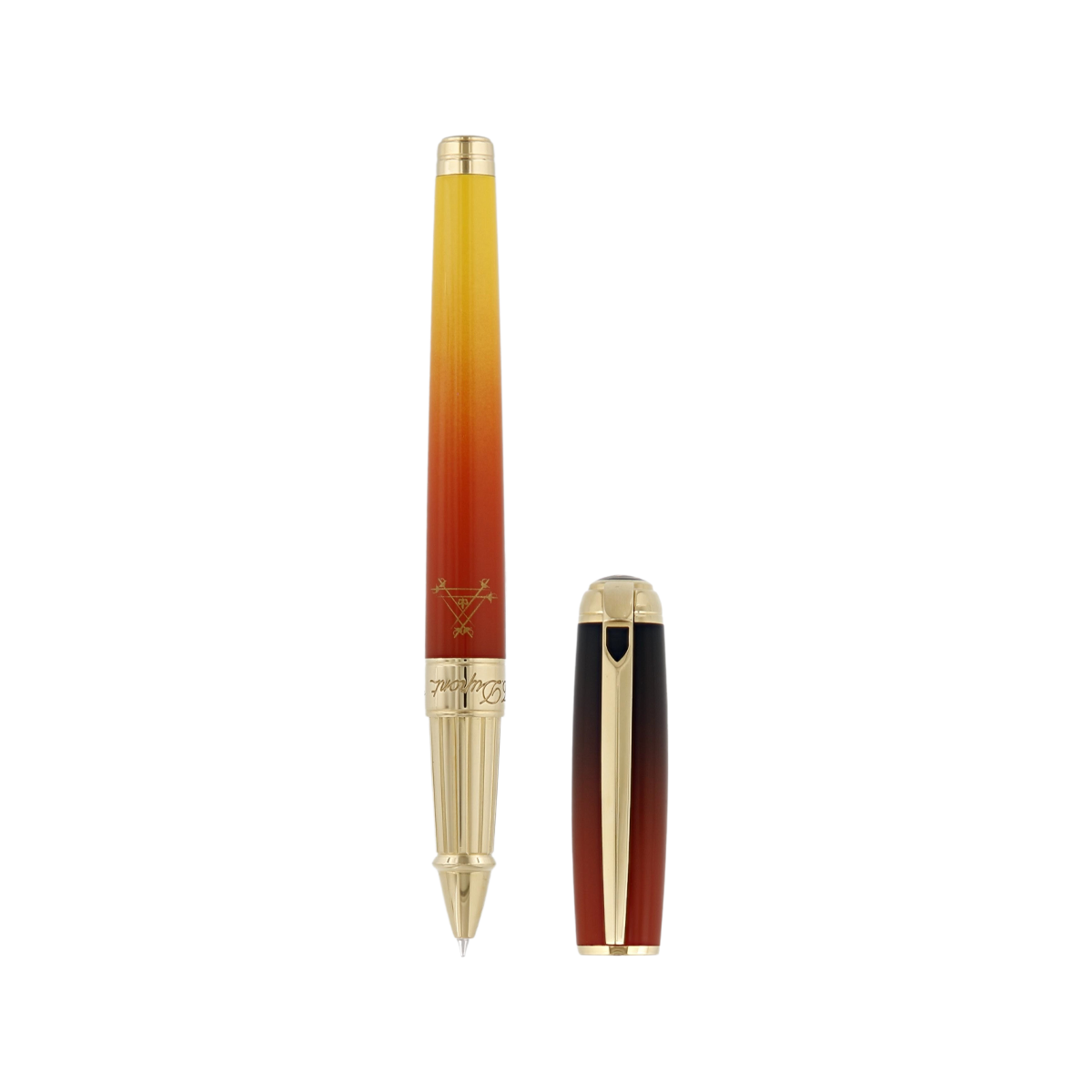 Ручка-роллер Montecristo Crepuscule Montecristo 412136L Цвет Многоцветный Отделка позолотой и натуральным лаком | S.T. Dupont