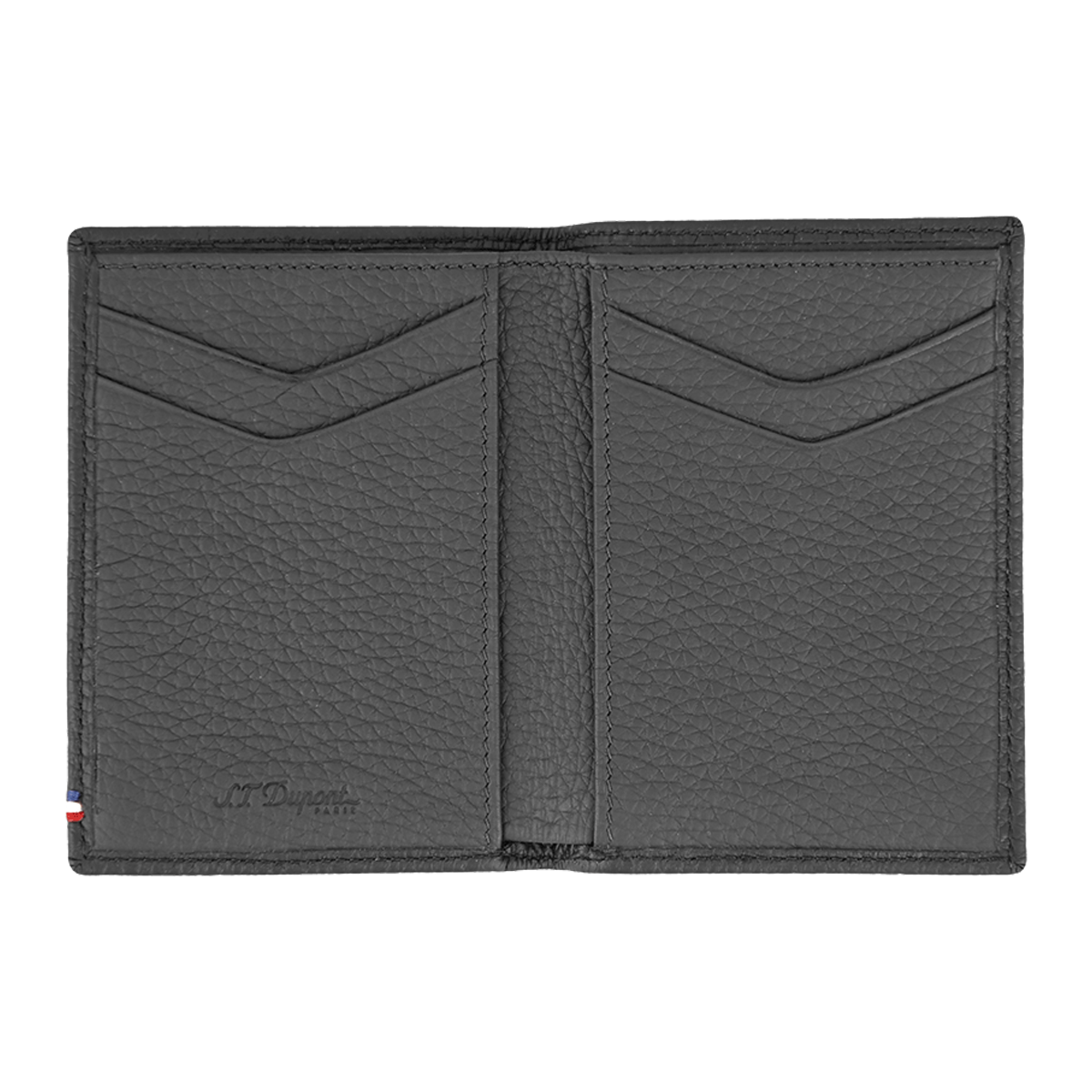 Бумажник Line D Capsule 180223 Цвет Чёрный Чёрная зернистая кожа | S.T. Dupont